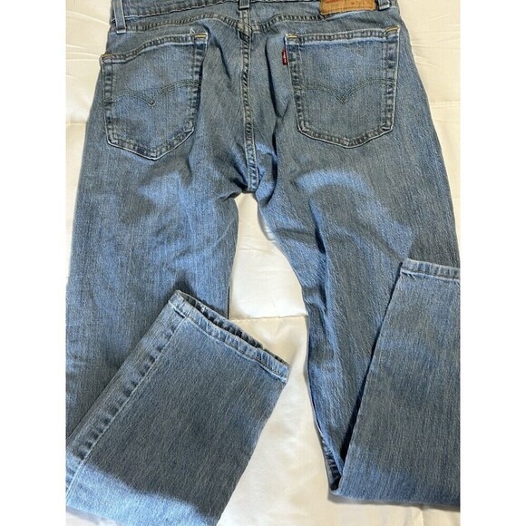 LEVI’S 505 Men’s Jeans Size 31x30 Regular Fit Straight Leg Mid-Rise Medium Wash - Picture 3 of 11